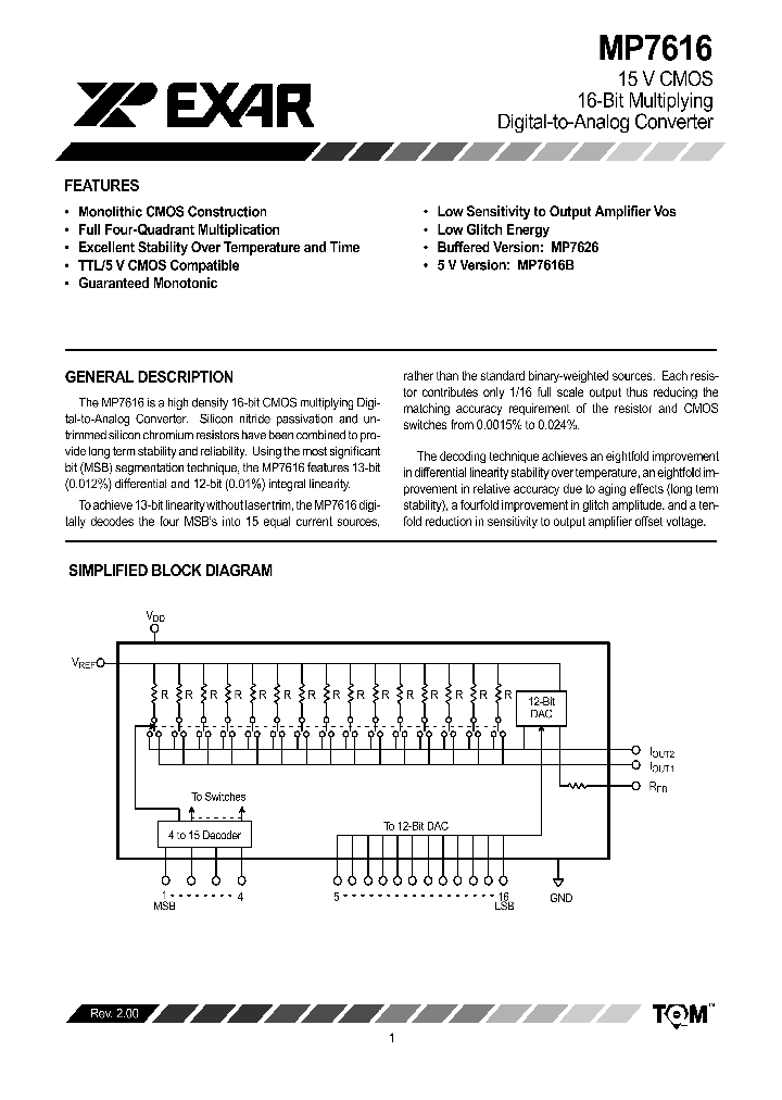 MP7616_344126.PDF Datasheet
