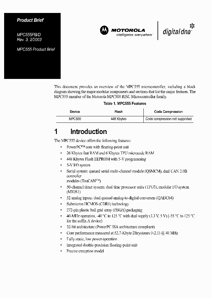 MPC555_188368.PDF Datasheet