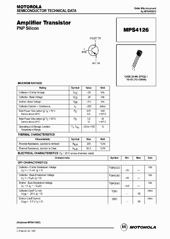 MPS4126D_312703.PDF Datasheet