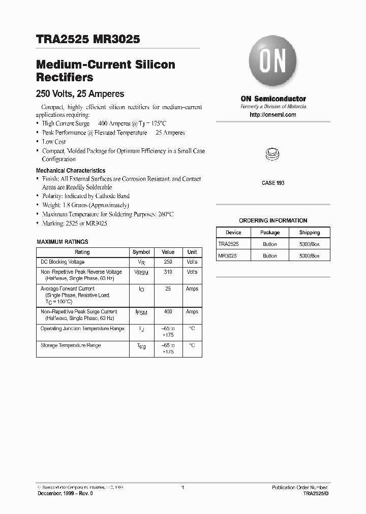TRA2525_336994.PDF Datasheet