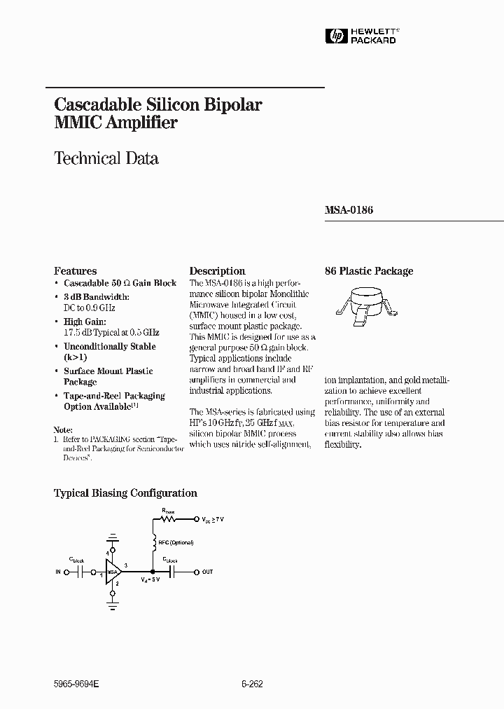 MSA-0186-TR1_376965.PDF Datasheet