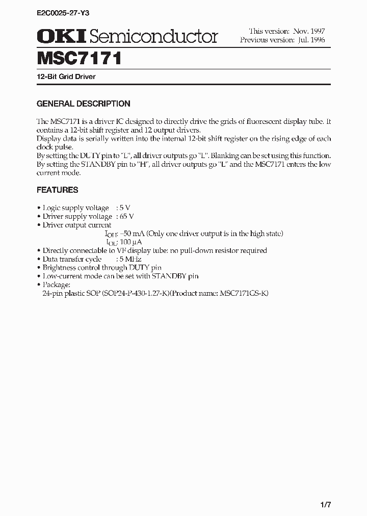 MSC7171_346162.PDF Datasheet
