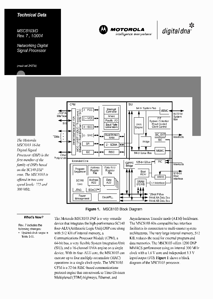 MSC8103_199357.PDF Datasheet