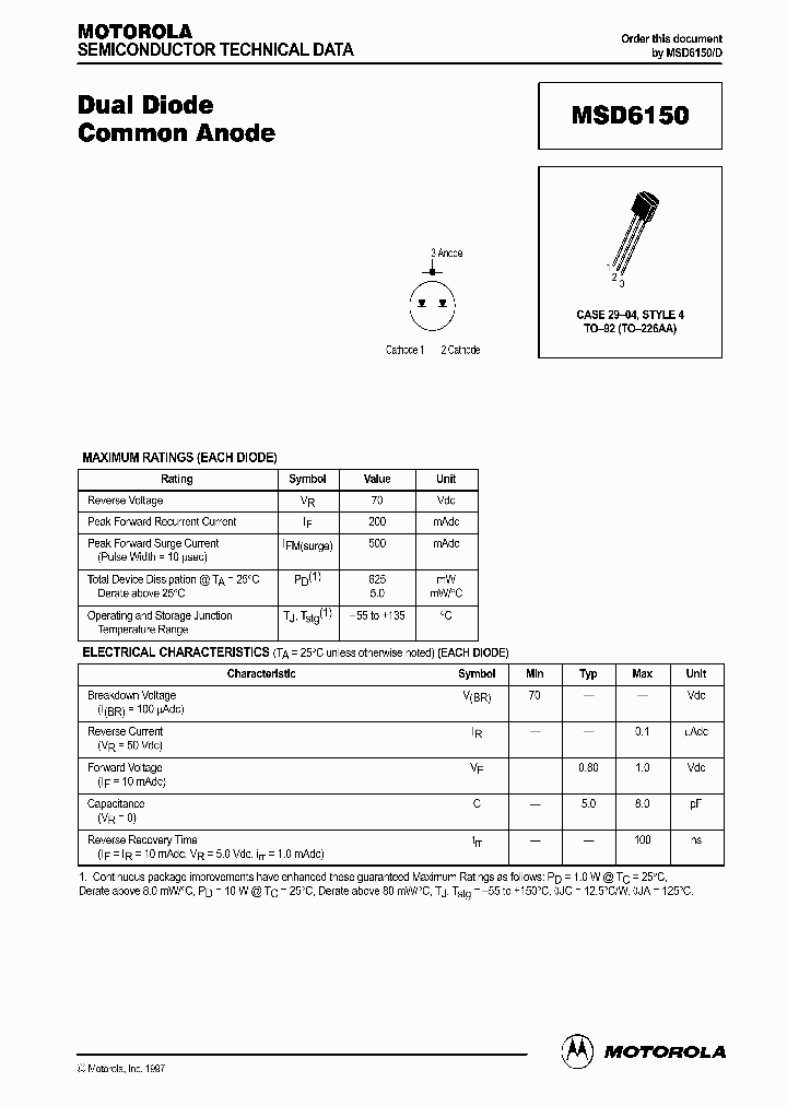 MSD6150D_331539.PDF Datasheet