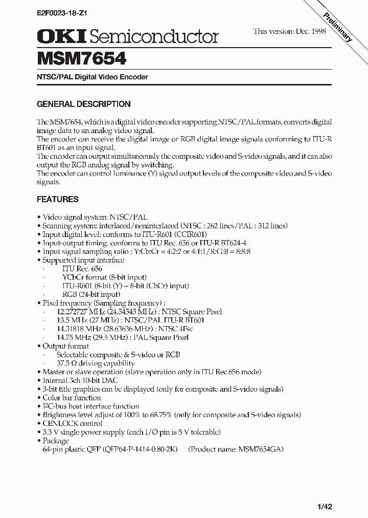 MSM7654_335215.PDF Datasheet