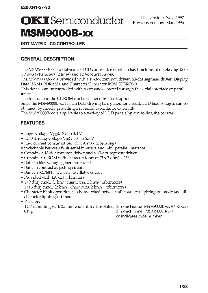 MSM9000B-XX_385204.PDF Datasheet