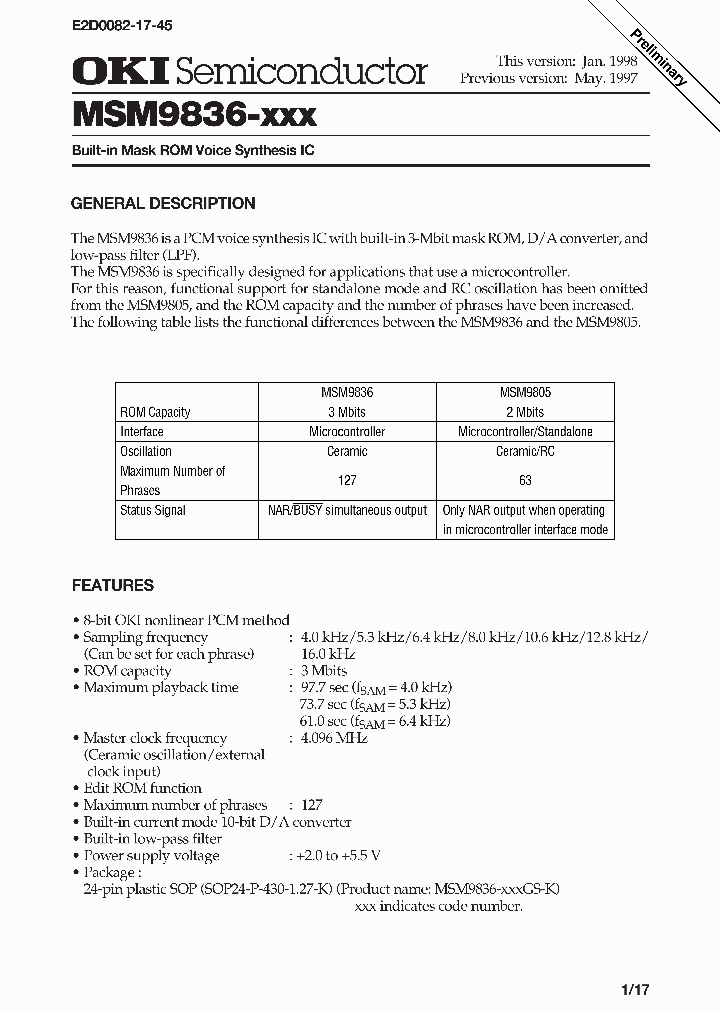 MSM9836-XXX_340755.PDF Datasheet