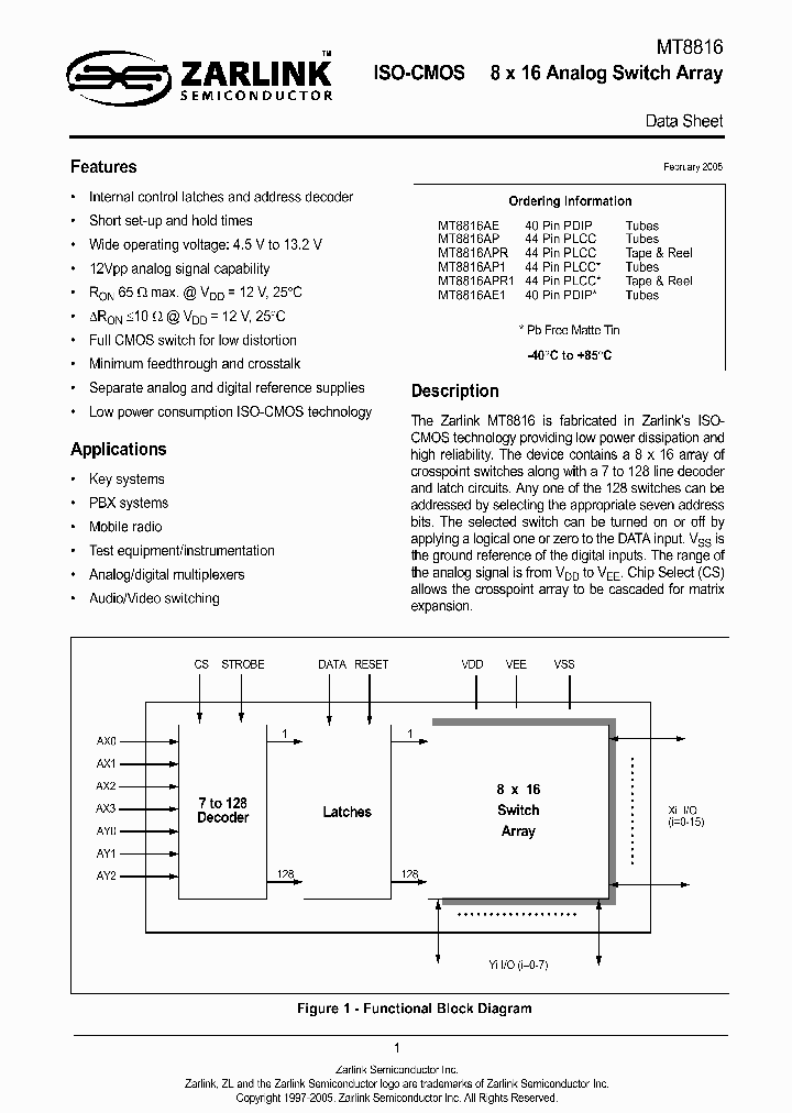 MT8816_305603.PDF Datasheet