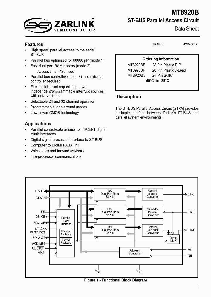 MT8920B_367193.PDF Datasheet