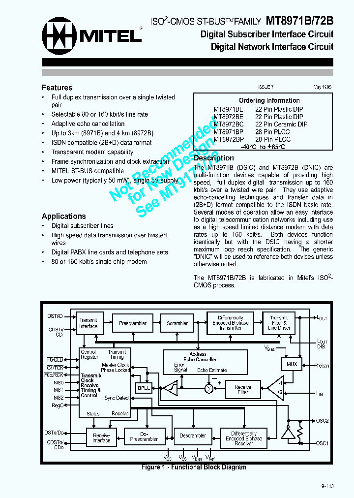 MT8972B_364800.PDF Datasheet
