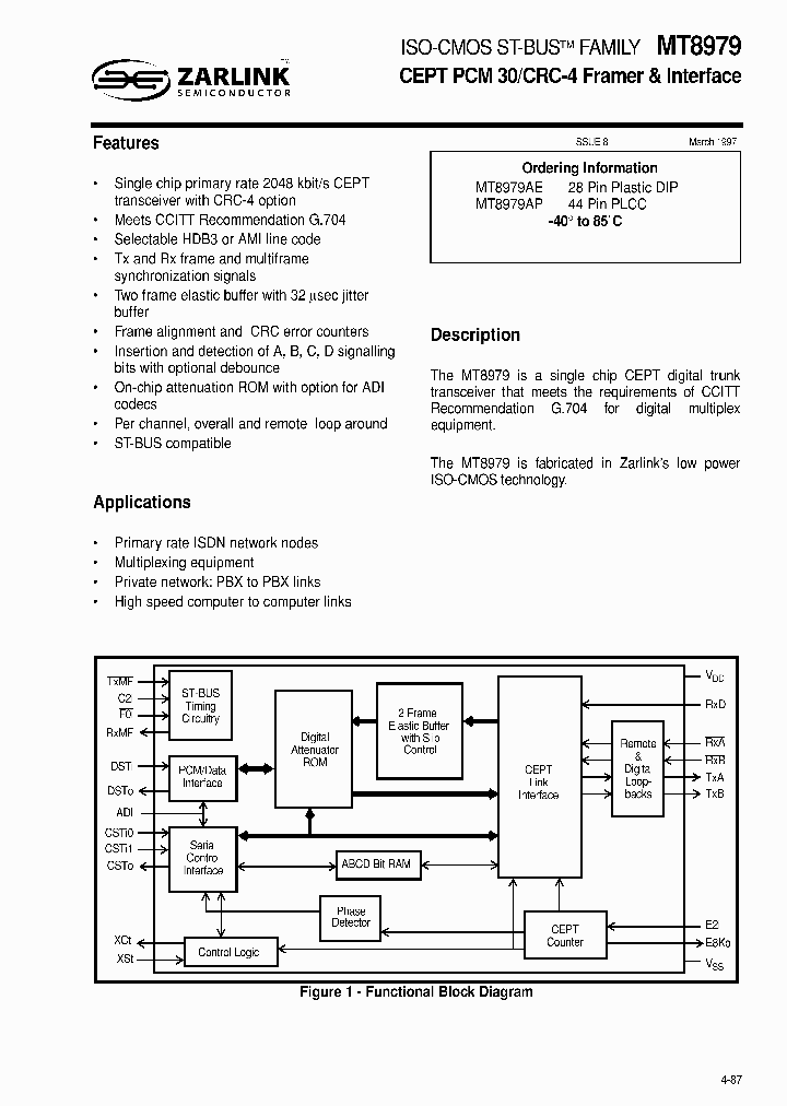 MT8979_353002.PDF Datasheet
