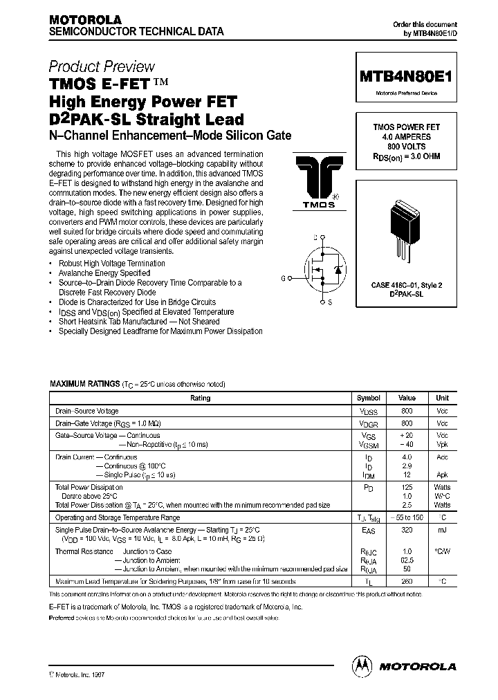 MTB4N80E1D_186089.PDF Datasheet