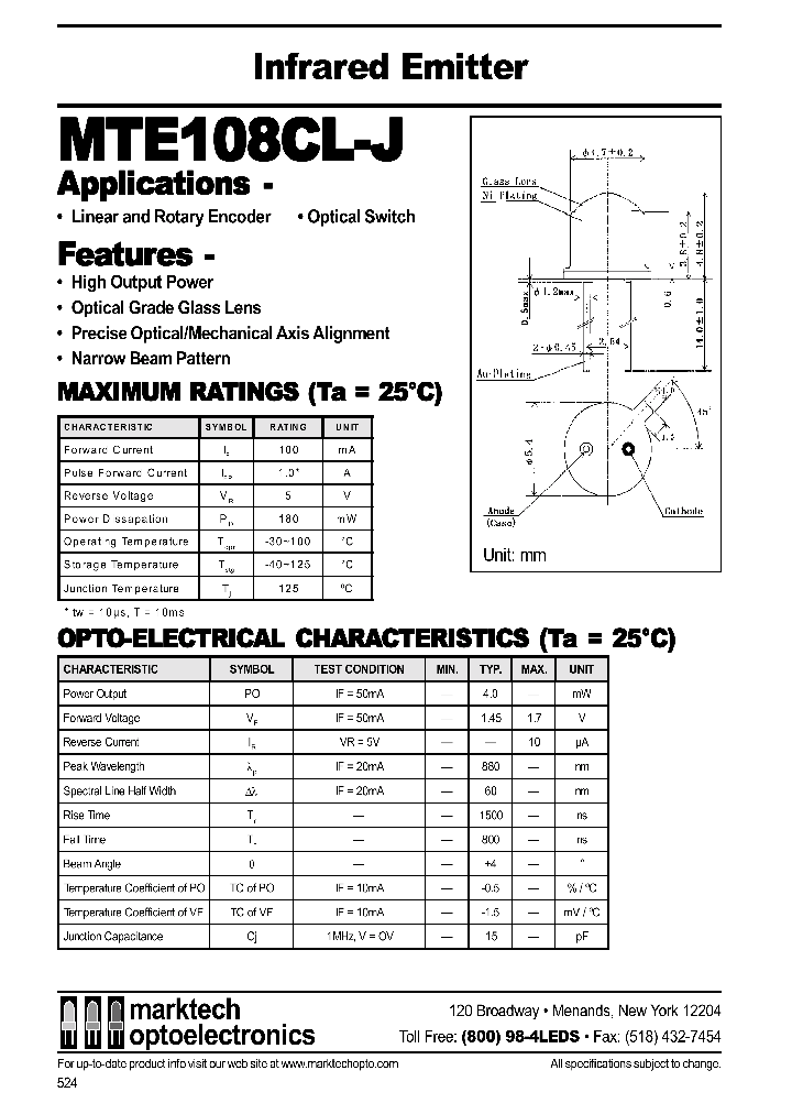 MTE108CL-J_69594.PDF Datasheet