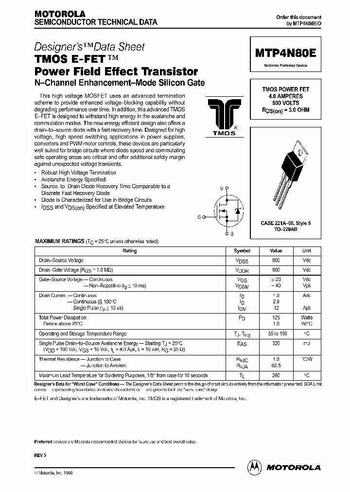 MTP4N80ED_186086.PDF Datasheet