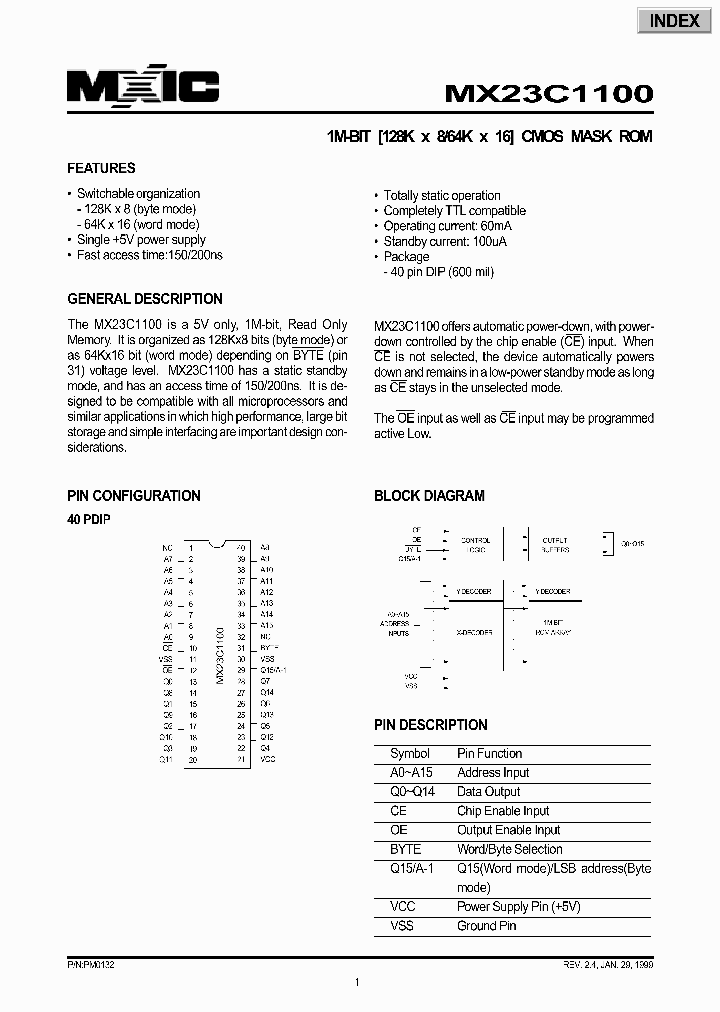 MX23C1100_336028.PDF Datasheet