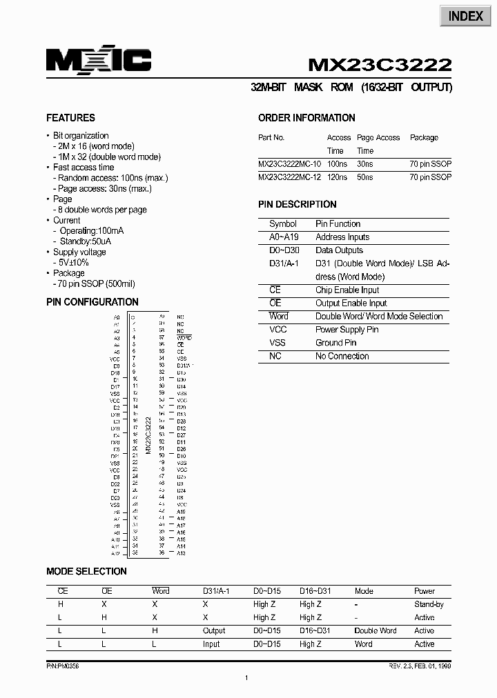 MX23C3222_338945.PDF Datasheet