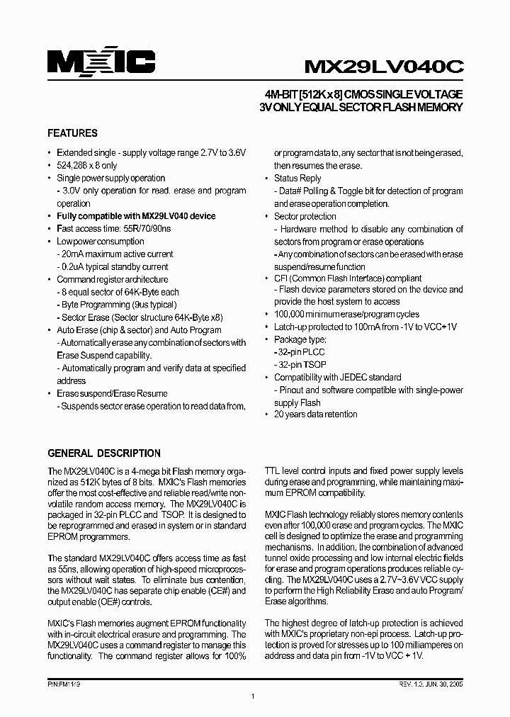 MX29LV040CQC-55G_341143.PDF Datasheet