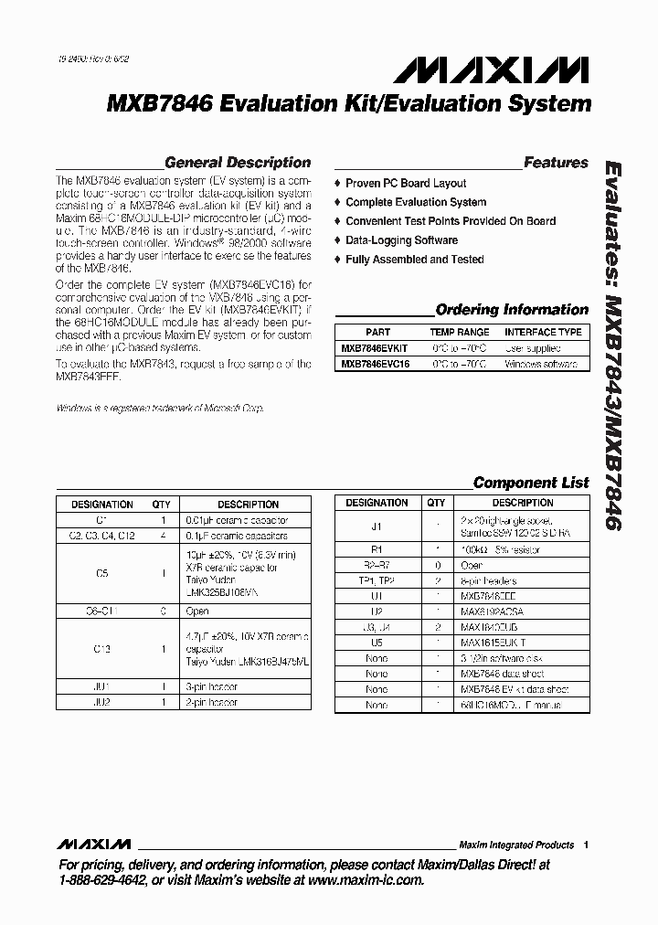 MXB7846EVSYS_362442.PDF Datasheet