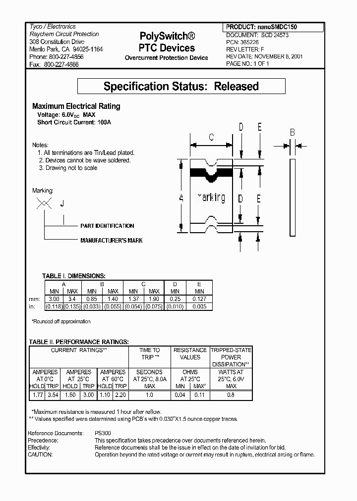 NANOSMDC15_321474.PDF Datasheet