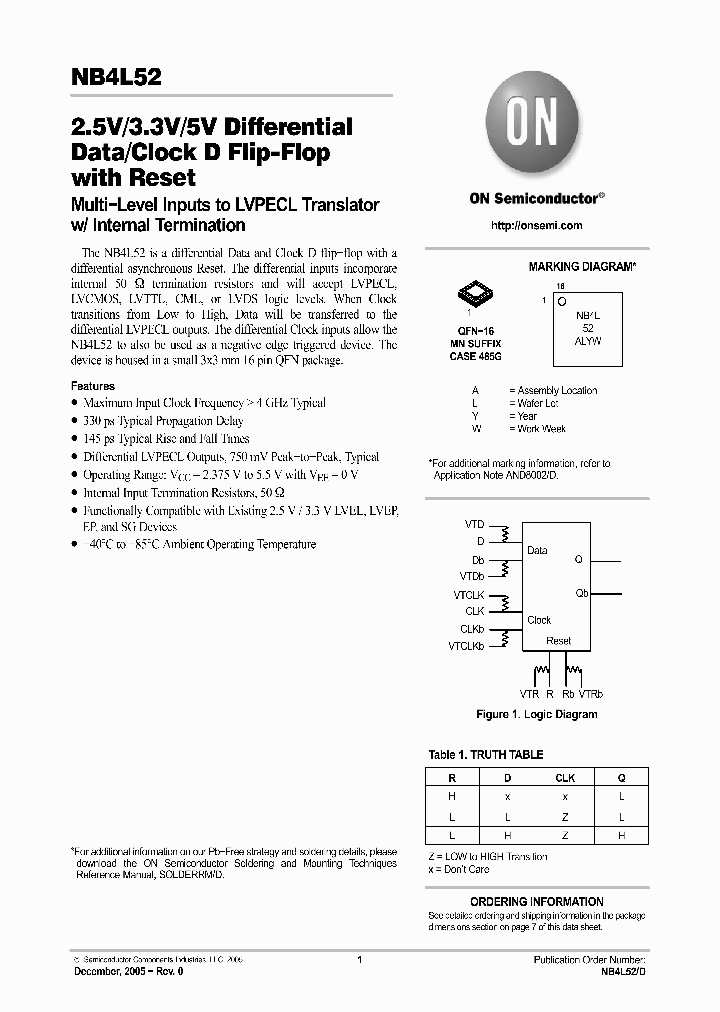 NB4L52_328383.PDF Datasheet