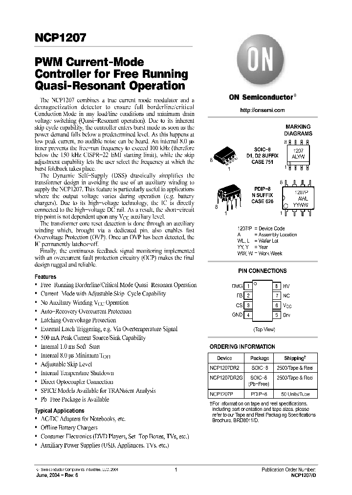 NCP1207P_138067.PDF Datasheet