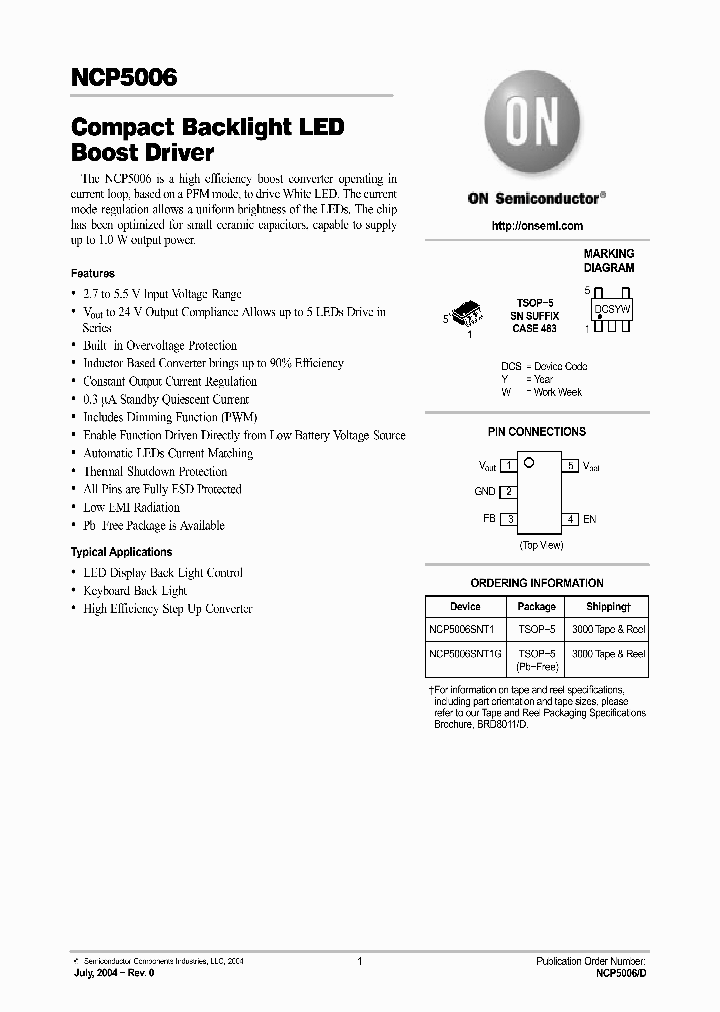 NCP5006_309391.PDF Datasheet