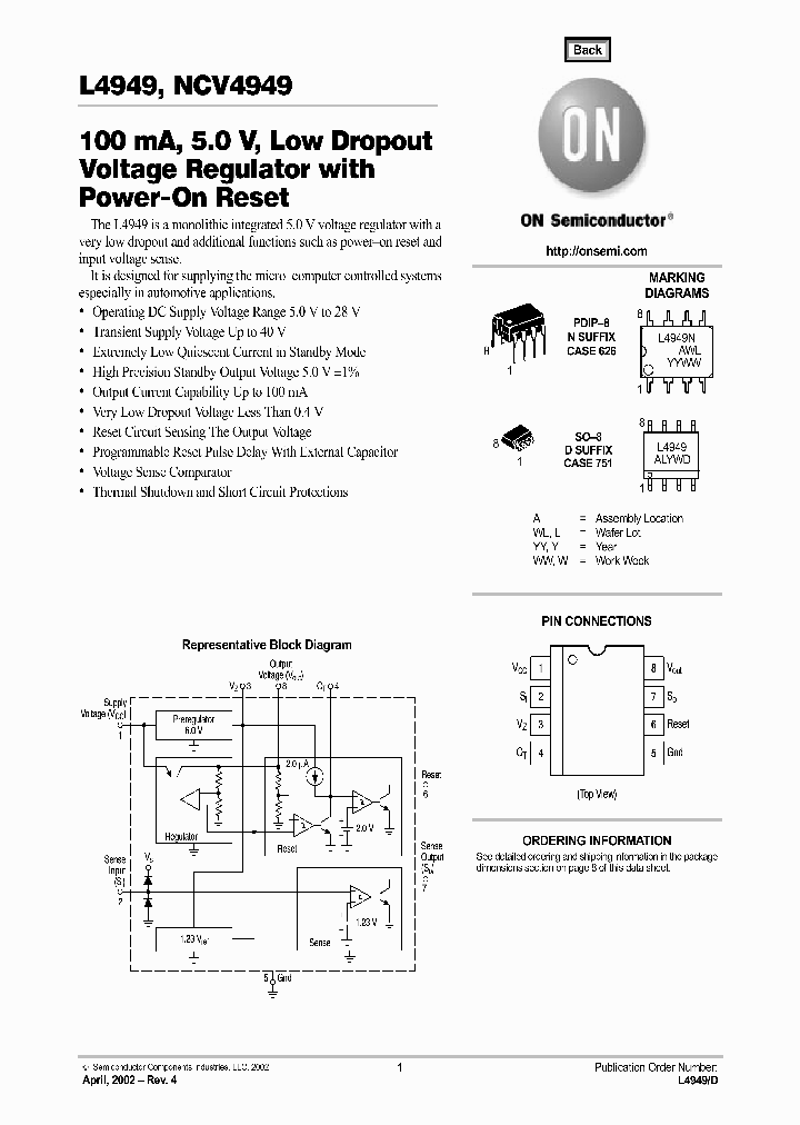 NCV4949_345335.PDF Datasheet