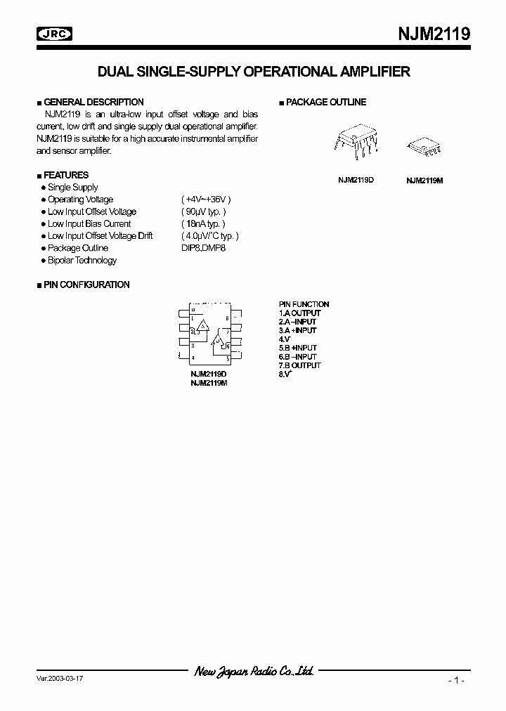 NJM2119_354426.PDF Datasheet