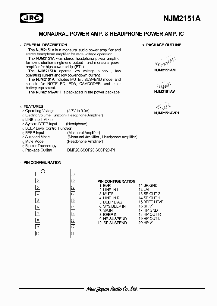 NJM2151A_306273.PDF Datasheet