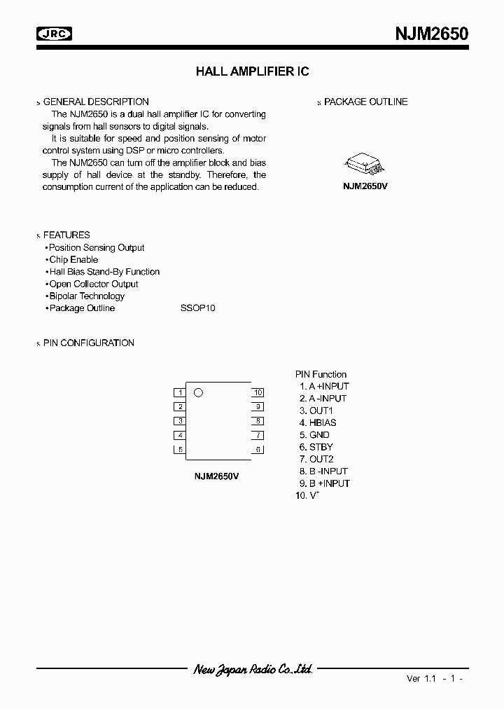 NJM2650_352120.PDF Datasheet