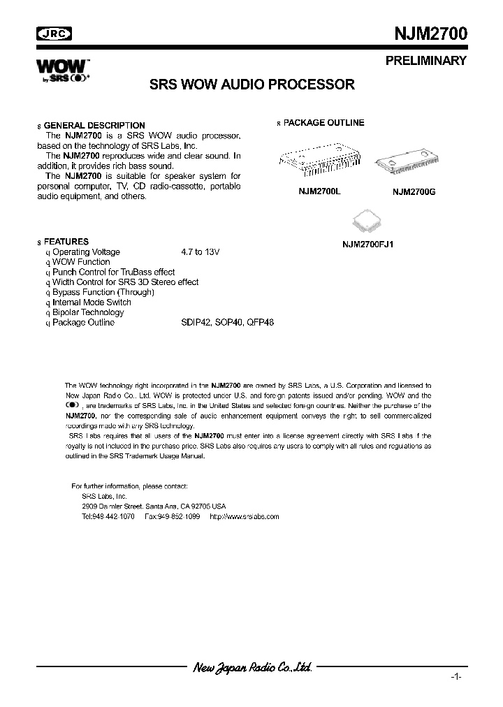 NJM2700_181407.PDF Datasheet
