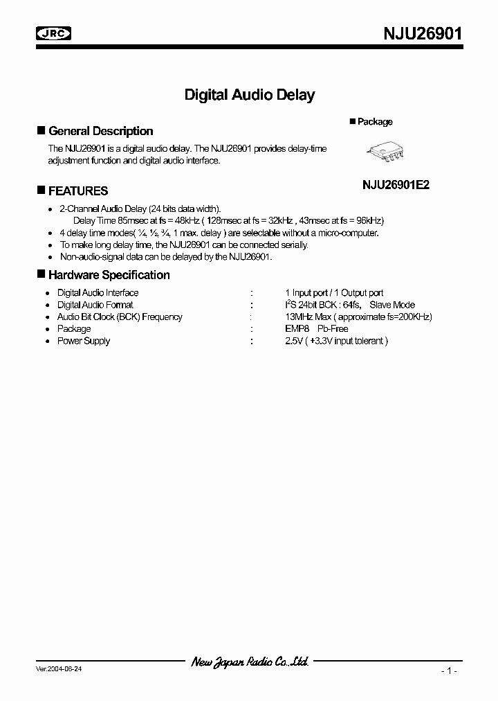 NJU26901_203453.PDF Datasheet