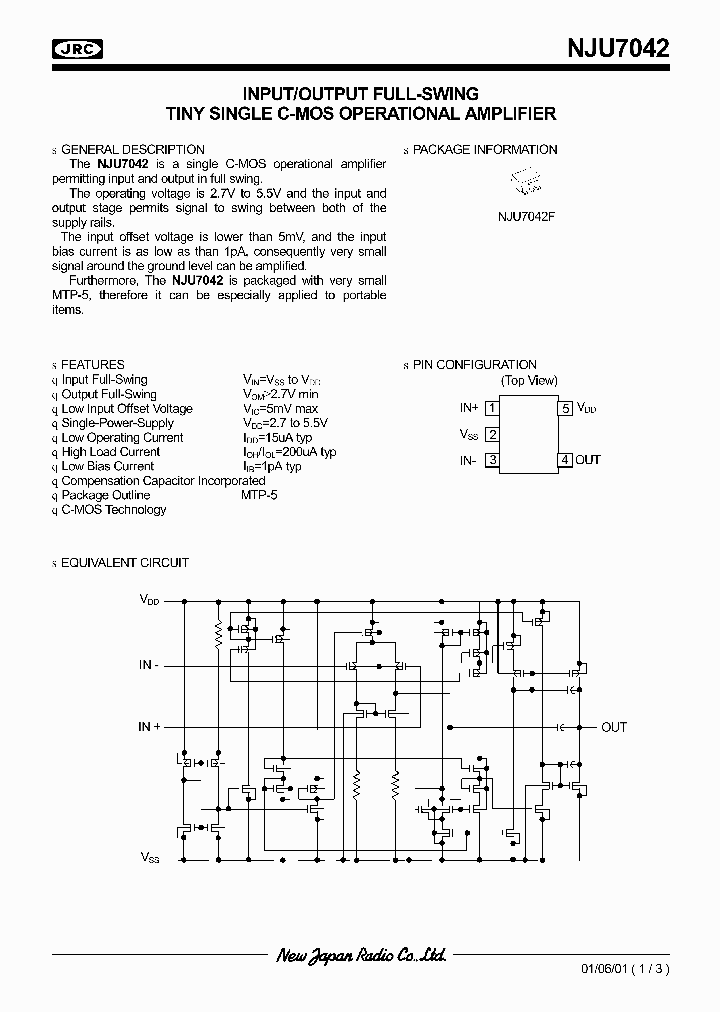 NJU7042_324544.PDF Datasheet