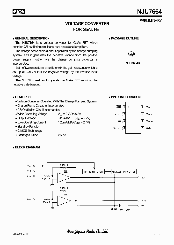 NJU7664_318177.PDF Datasheet