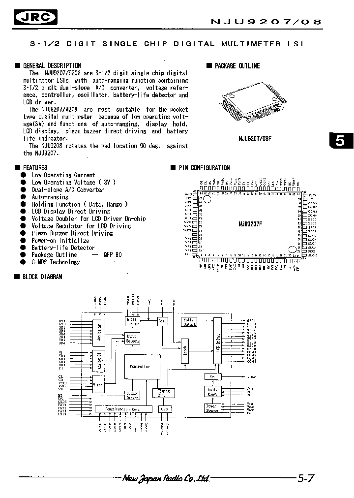 NJU9207_147440.PDF Datasheet