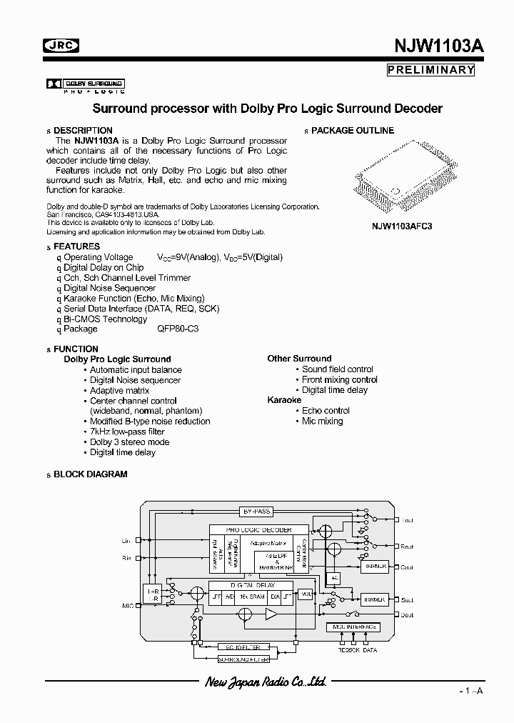 NJW1103A_321945.PDF Datasheet