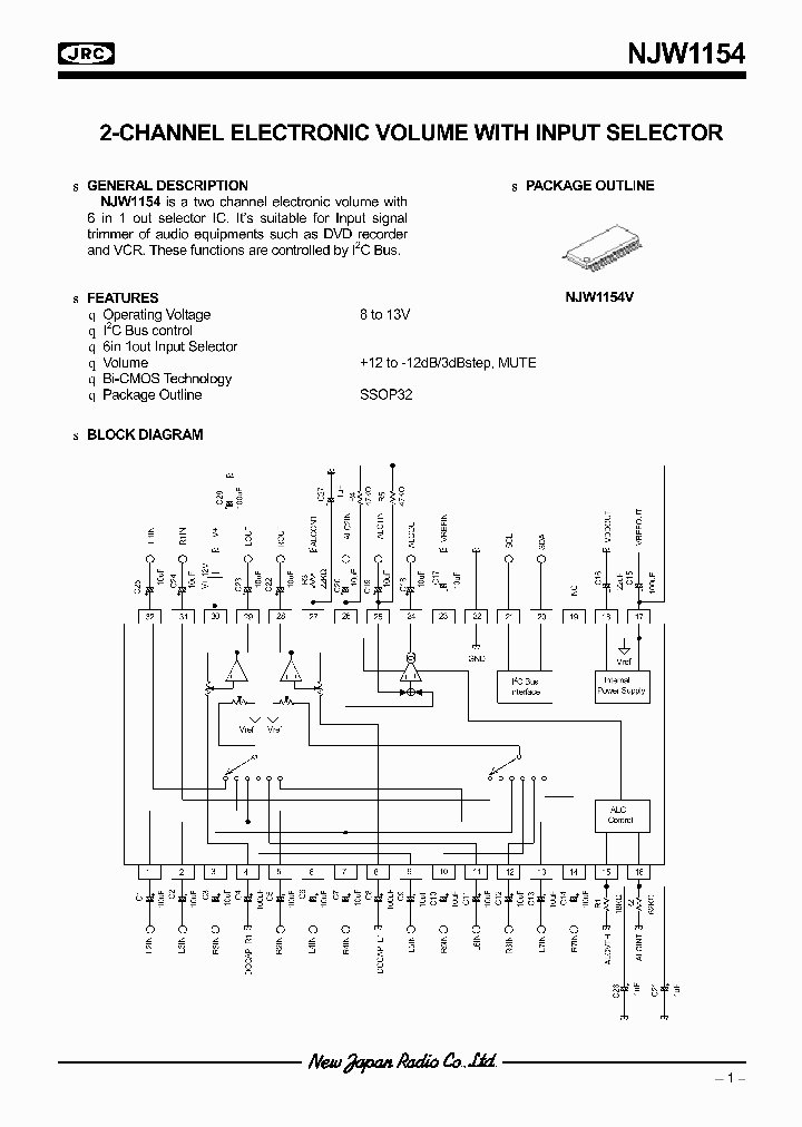 NJW1154_198484.PDF Datasheet