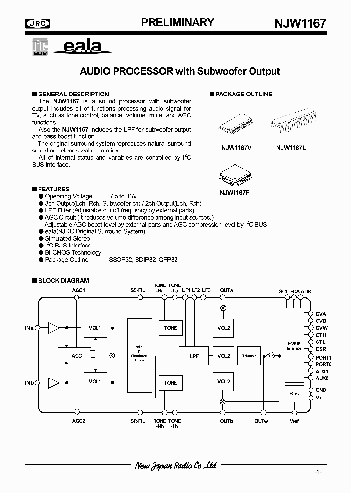 NJW1167_315691.PDF Datasheet