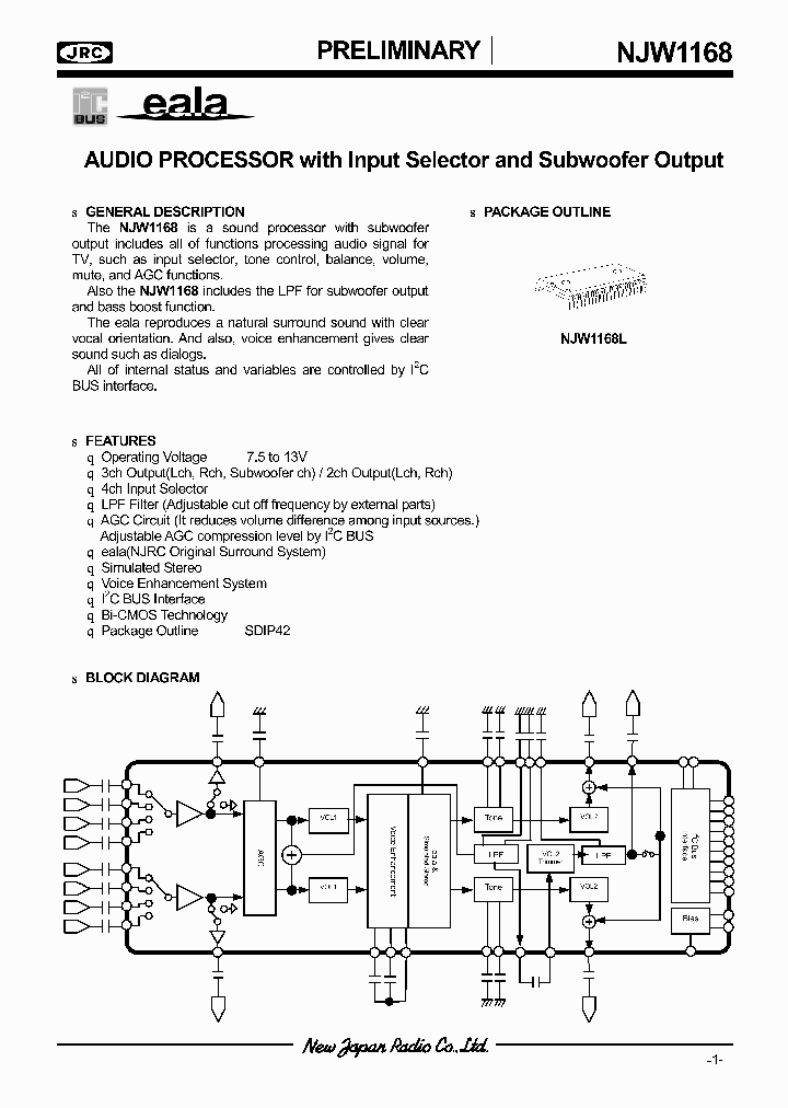 NJW1168_321947.PDF Datasheet