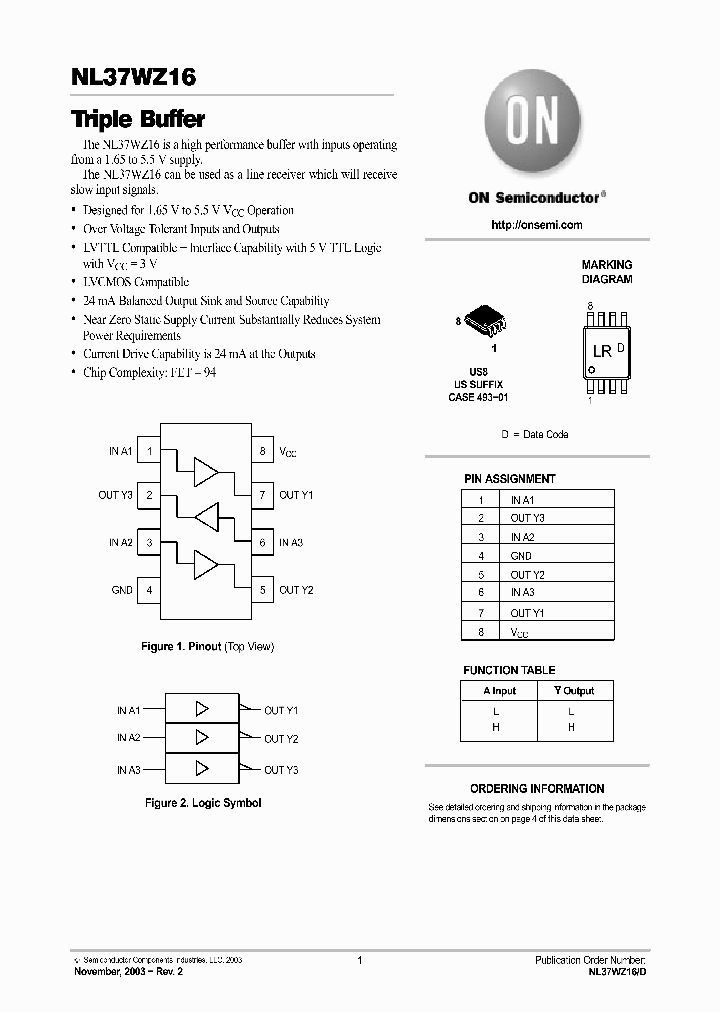 NL37WZ16_374798.PDF Datasheet