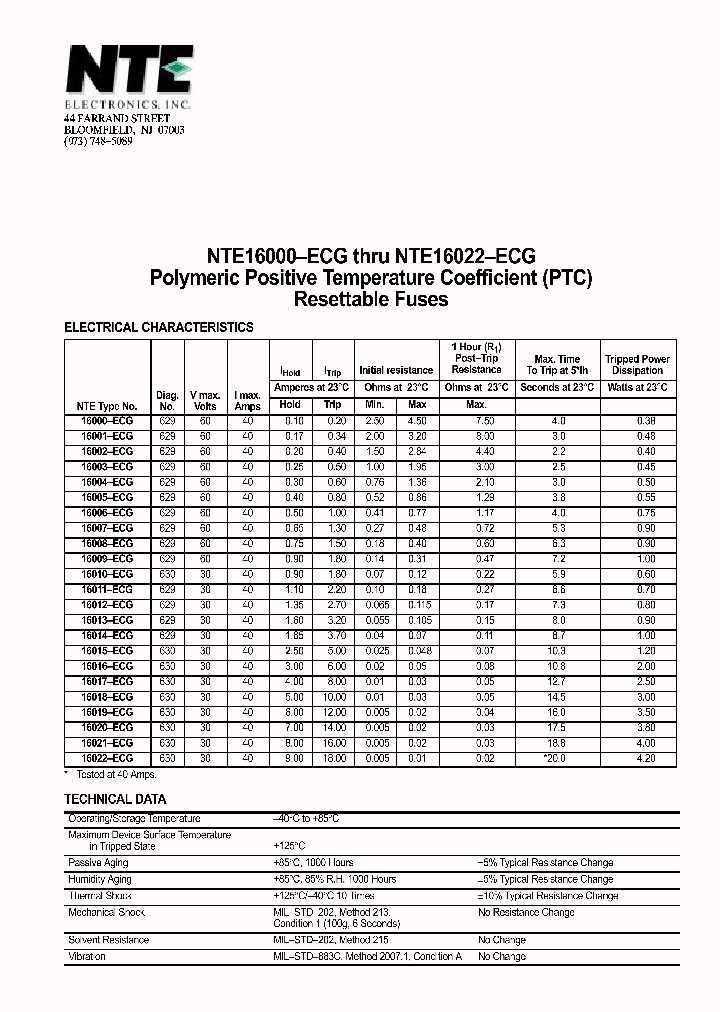 NTE16022-ECG_358206.PDF Datasheet
