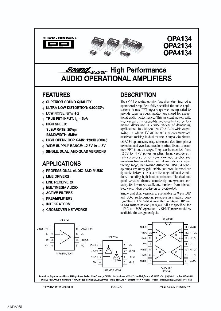 OPA4134_185836.PDF Datasheet