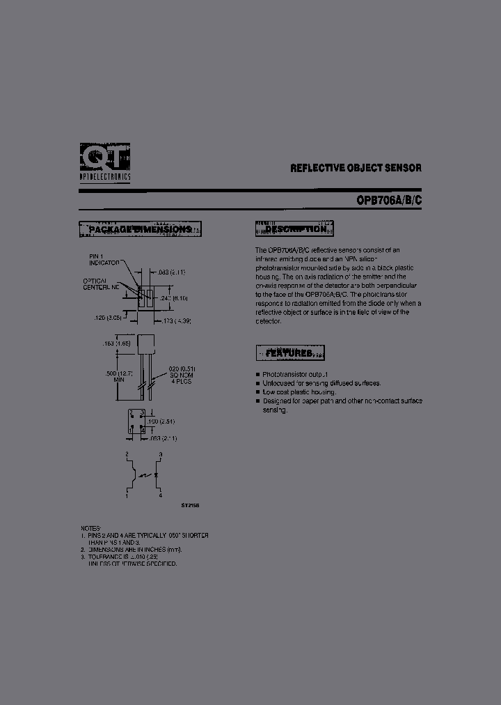 OPB706A_362114.PDF Datasheet