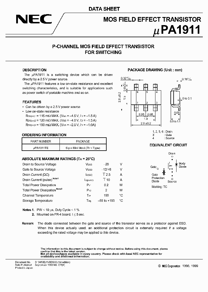 UPA1911_141757.PDF Datasheet