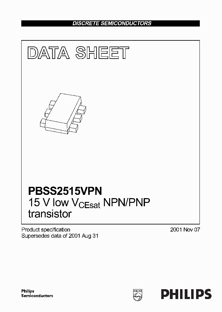 PBSS2515VPN_357436.PDF Datasheet