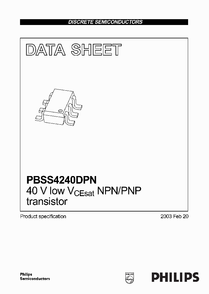 PBSS4240DPN_336433.PDF Datasheet
