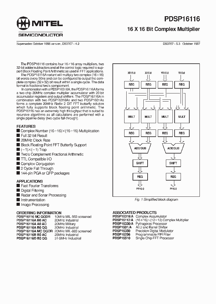 PDSP16116_40707.PDF Datasheet
