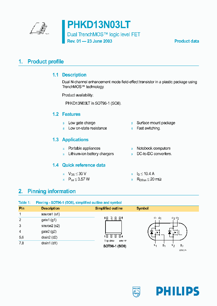 PHKD13N03LT_326262.PDF Datasheet