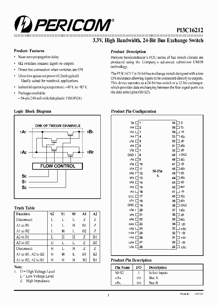 PI3C16212_368493.PDF Datasheet