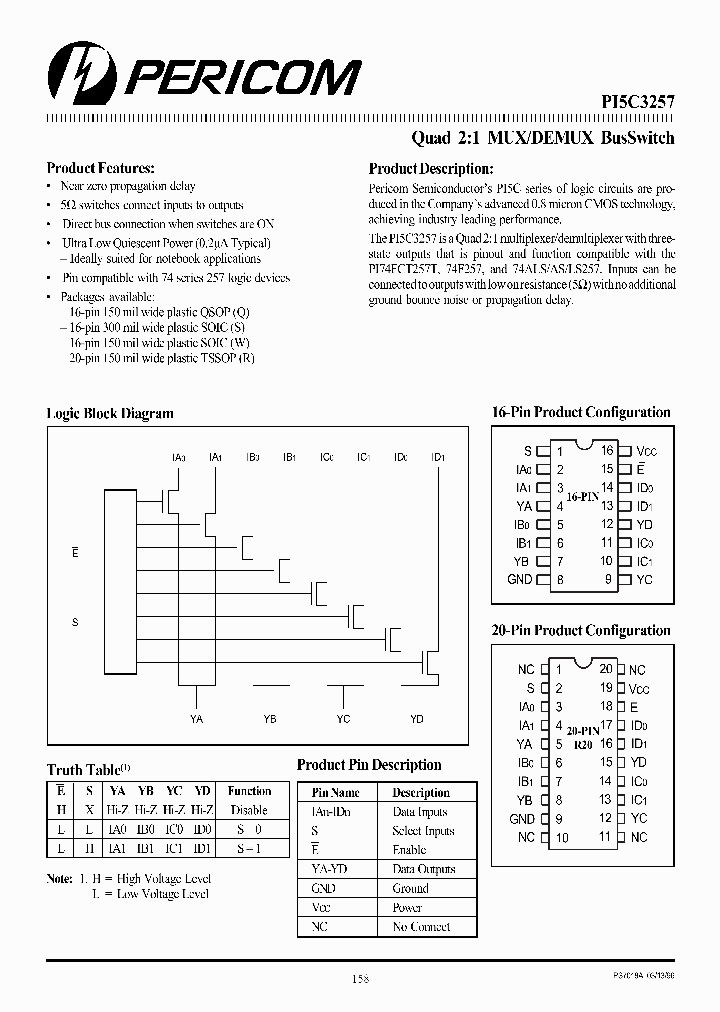 PI5C3257_311591.PDF Datasheet